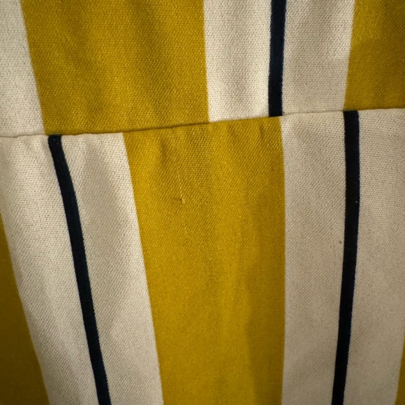 Striped Yellow and White Dress - Picture 7 of 9